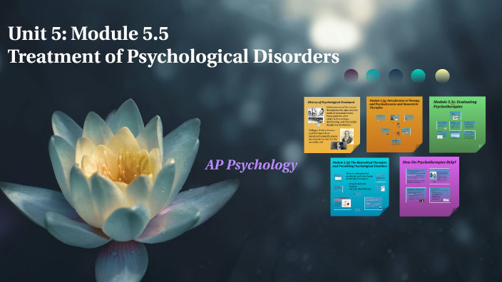 2025 Unit 5.5: Treatment of Psychological Disorders by Andrea Wilson on ...