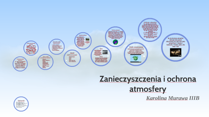 Zanieczyszczenia i ochrona atmosfery by Karolina Murawa on Prezi