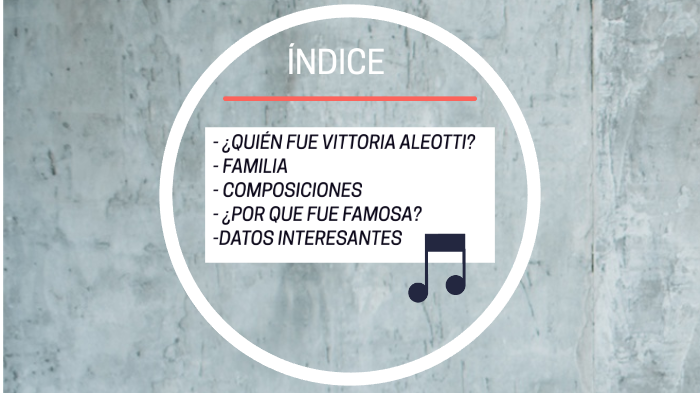 VITTORIA ALEOTTI by on Prezi