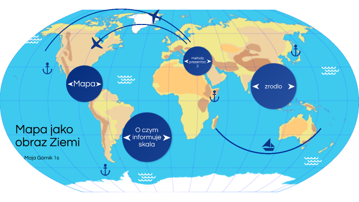Geografia Mapa Jako Obraz Ziemi