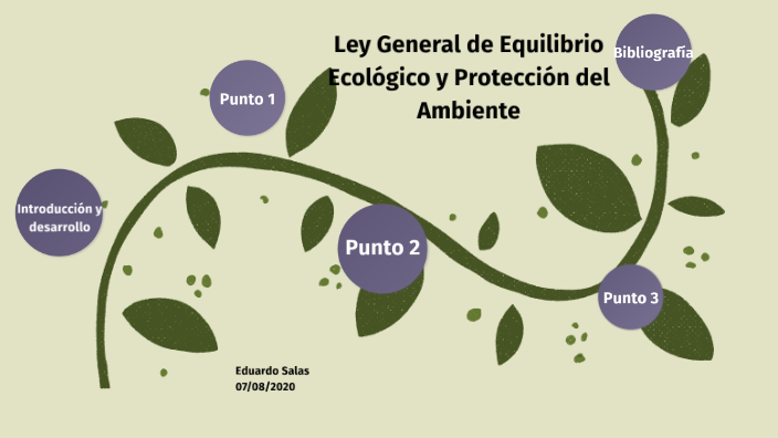 LEY GENERAL DE EQUILIBRIO ECOLÓGICO Y PROTECCIÓN DEL AMBIENTE by