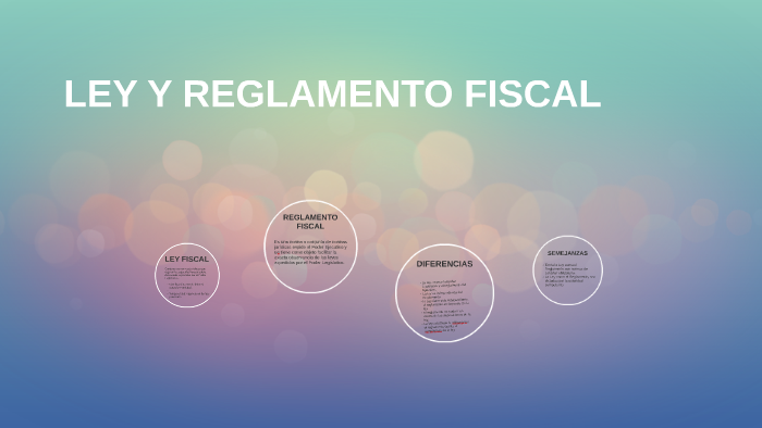 Ley Y Reglamento Fiscal By Eunice Leon 7803