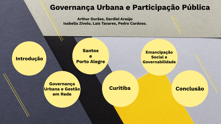 Governança pública by DardielUFMG Araujo on Prezi