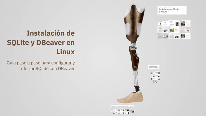 Instalación de SQLite y DBeaver en Linux by hafdala mehdi sidi on Prezi