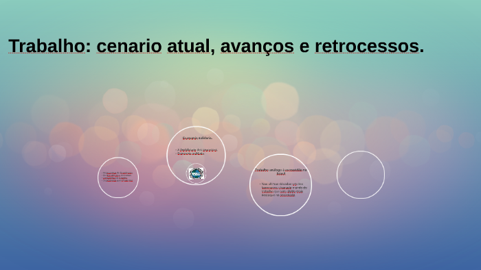 Trabalho: Cenario Atual, Avanços E Retrocessos By Netto Costta On Prezi