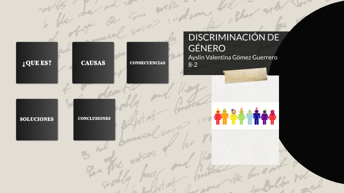 Discriminación de genero by Valentina Gómez on Prezi