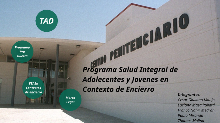 Programa Salud Integral de Adolescentes y Jóvenes en Contexto de ...