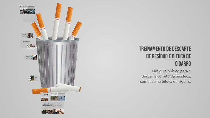Treinamento de Descarte de Resíduo e Bituca de Cigarro by Danielle ...