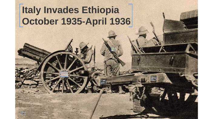 What Was The Italy Invades Ethiopia