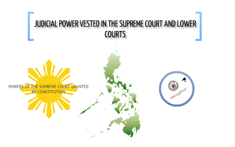 Power vested in the courts best sale