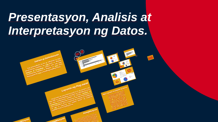 presentation at interpretasyon ng mga datos