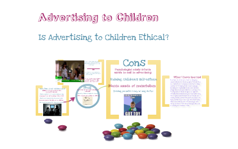 advertising to children is it ethical