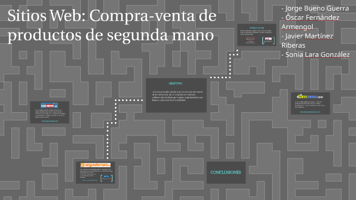 Sitios Web: Compra-venta de productos de segunda mano by Sonia Lara González
