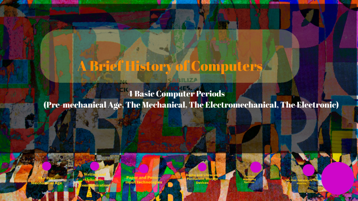 4 Basic Computer Periods (Pre-mechanical Age, The Mechanical, The ...