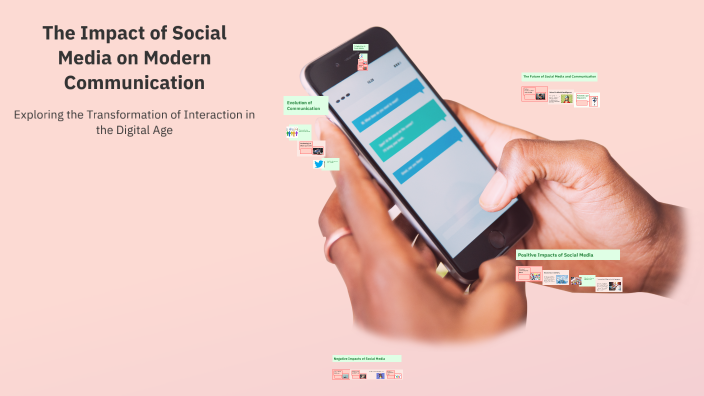 The Impact of Social Media on Modern Communication by Tomasz Chudzik on ...