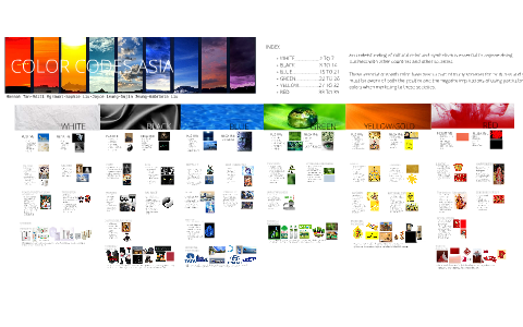 color codes by hannah tan on Prezi
