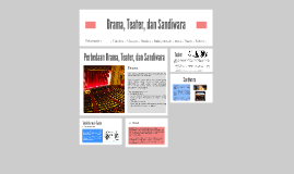 Drama Teater Dan Sandiwara By Lidwina Farihah