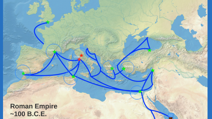 Trade Routes of Roman Empire by on Prezi