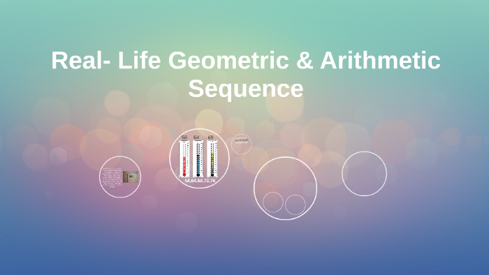 Real- Life Geometric & Arithmetic Sequence by ariyanna davies