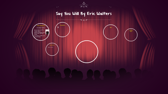 Say You Will By Eric Walters by Breanna Moniz on Prezi