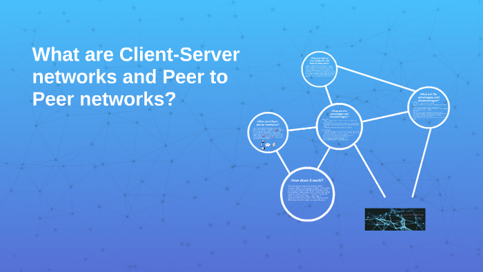 What are Client Server networks and Peer to Peer networks by Konstancja ...