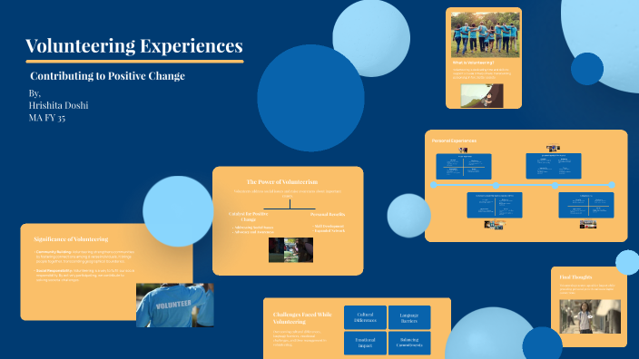 The Impact of Volunteerism by Hrishita Doshi on Prezi