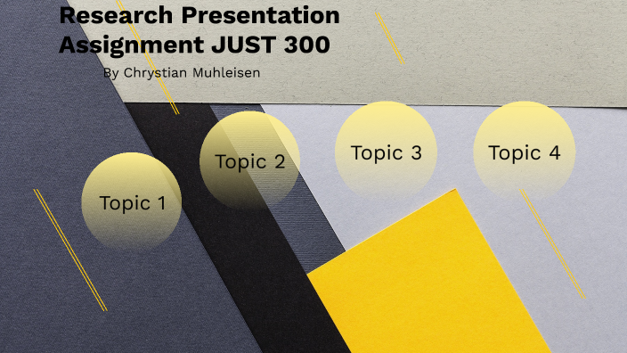 research presentation assignment