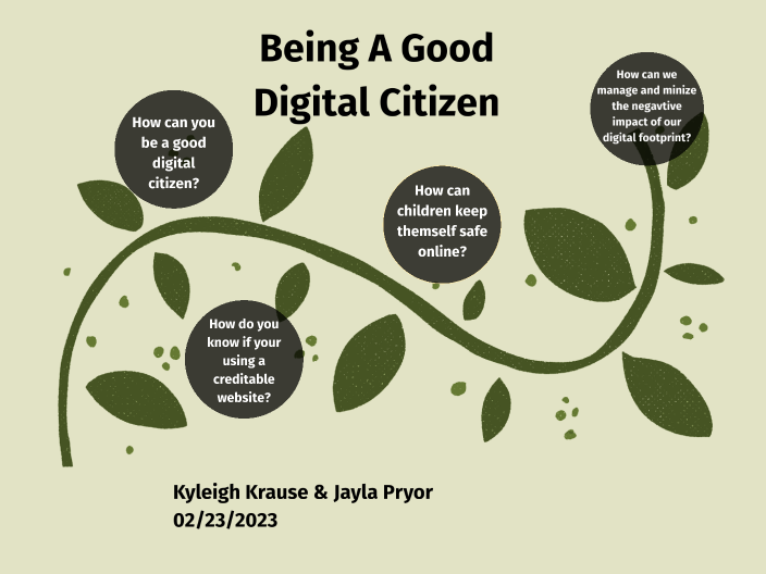 being a good digital citizen essay