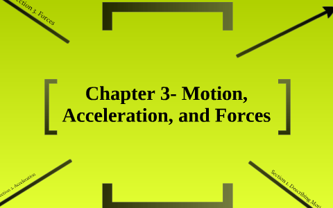 Chapter Three- Motion, Acceleration, and Forces by Emily Sandy on Prezi