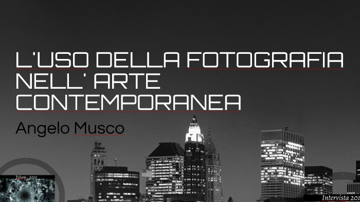 L'USO DELLA FOTOGRAFIA NELL'ARTE CONTEMPORANEA by Paola Salzano