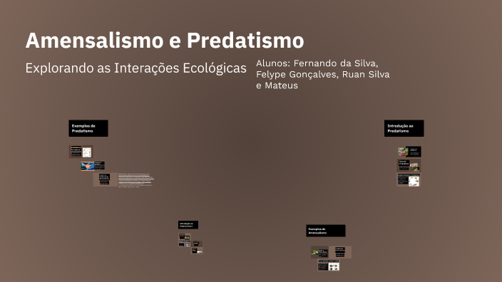 Amensalismo e Predatismo by Fernando on Prezi