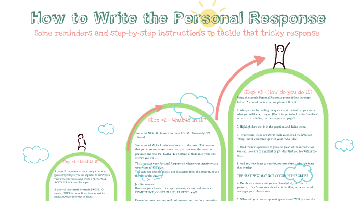 what is a personal response essay
