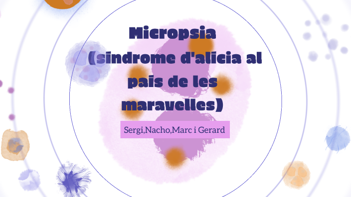 Micropsia (Síndrome d'Alicia en el país de les maravelles) by Gerard ...