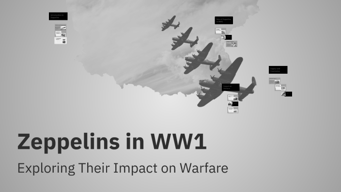Zeppeiins Zeppelins in WW1 by Miles Dudley on Prezi