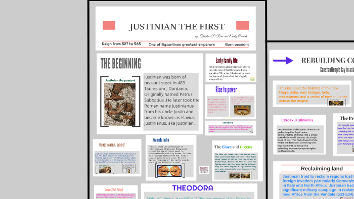 JUSTINIAN THE FIRST by Emily ammar on Prezi
