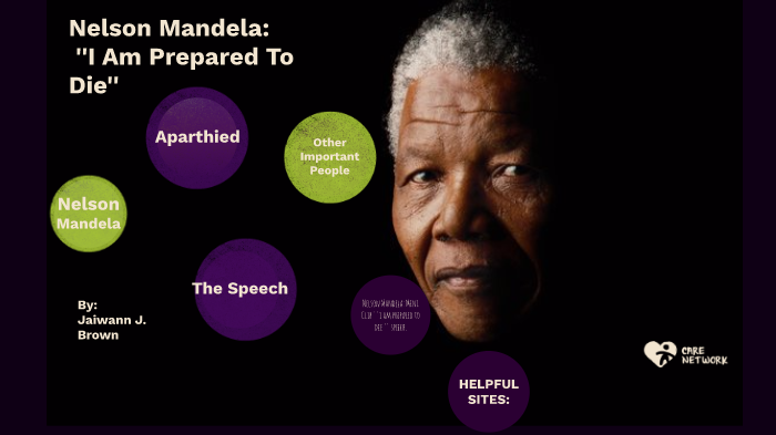 analysis of nelson mandela speech i am prepared to die