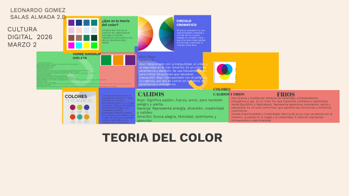 TEORIA DEL COLOR by leonardo Gomez salas almada on Prezi