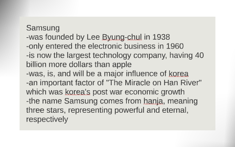 LG was founded by Koo In-Hwoi on January 5,1947. by gregory oh on Prezi