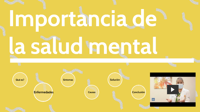 Importancia de la salud mental by Margoth Acevedo on Prezi