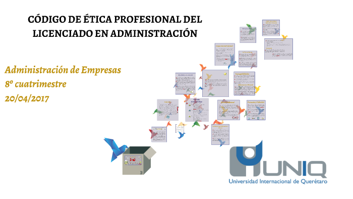 CÓDIGO DE ÉTICA PROFESIONAL DEL LICENCIADO EN ADMINISTRACIÓN by Mario