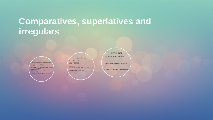 Comparatives and Superlatives by angel ruiz on Prezi