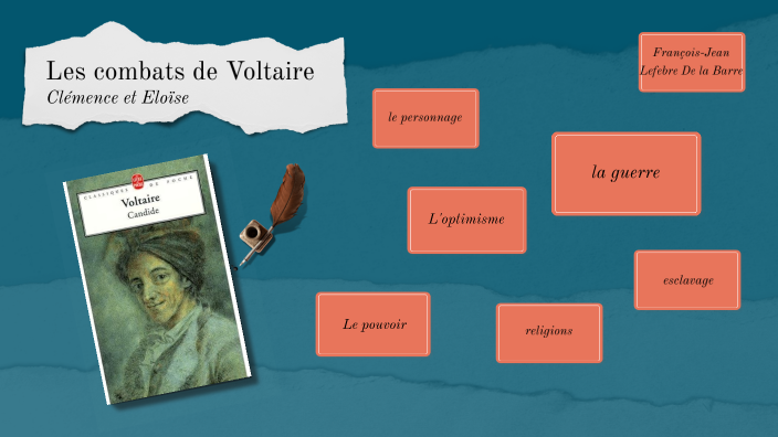 Les Combats De Voltaire Dans Candide By Eloïse Clément On Prezi