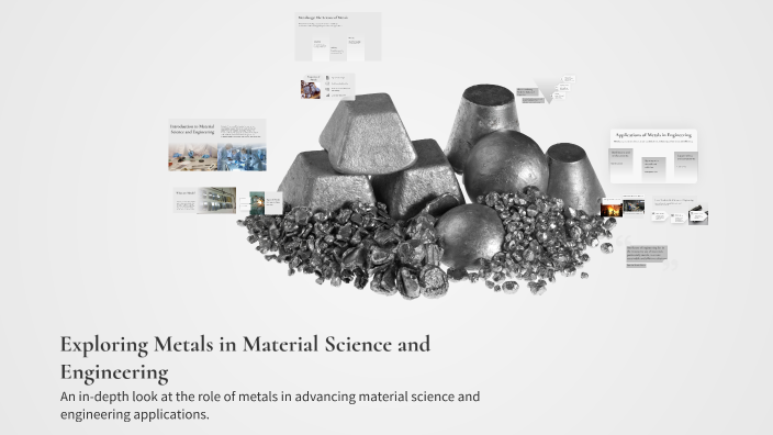 Science Metal Sample Exploring Metals in Material Science and Engineering by weson pasian on ...