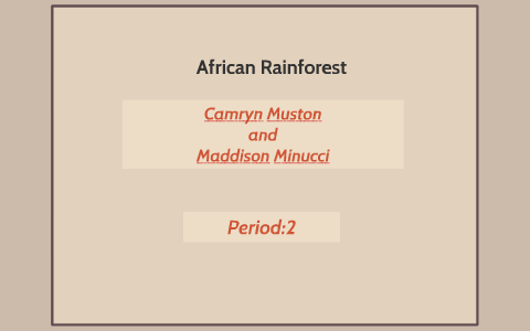 African Rainforest food web by Camryn Muston on Prezi