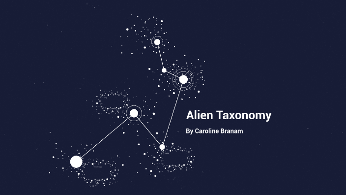 Alien Classification Alien Taxonomy by Caroline Branam on Prezi