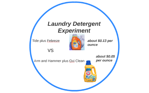 experiment on laundry detergent