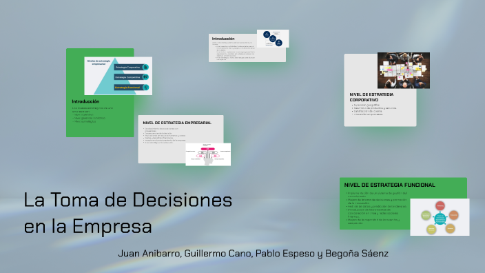 Toma de Decisiones by begoña saenz gago on Prezi