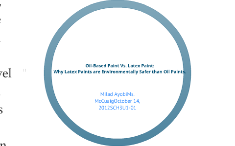 Infographics: Oil Paint vs Latex Paint