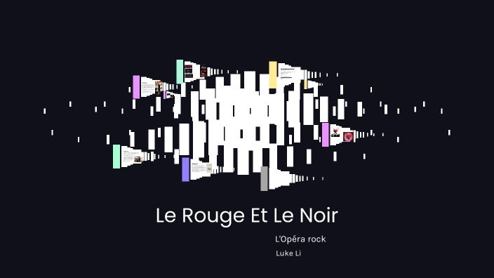 Le Rouge Et Le Noir by luke l on Prezi