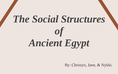 Social Structure of the Ancient Egyptian Times by Nykki Ginger on Prezi